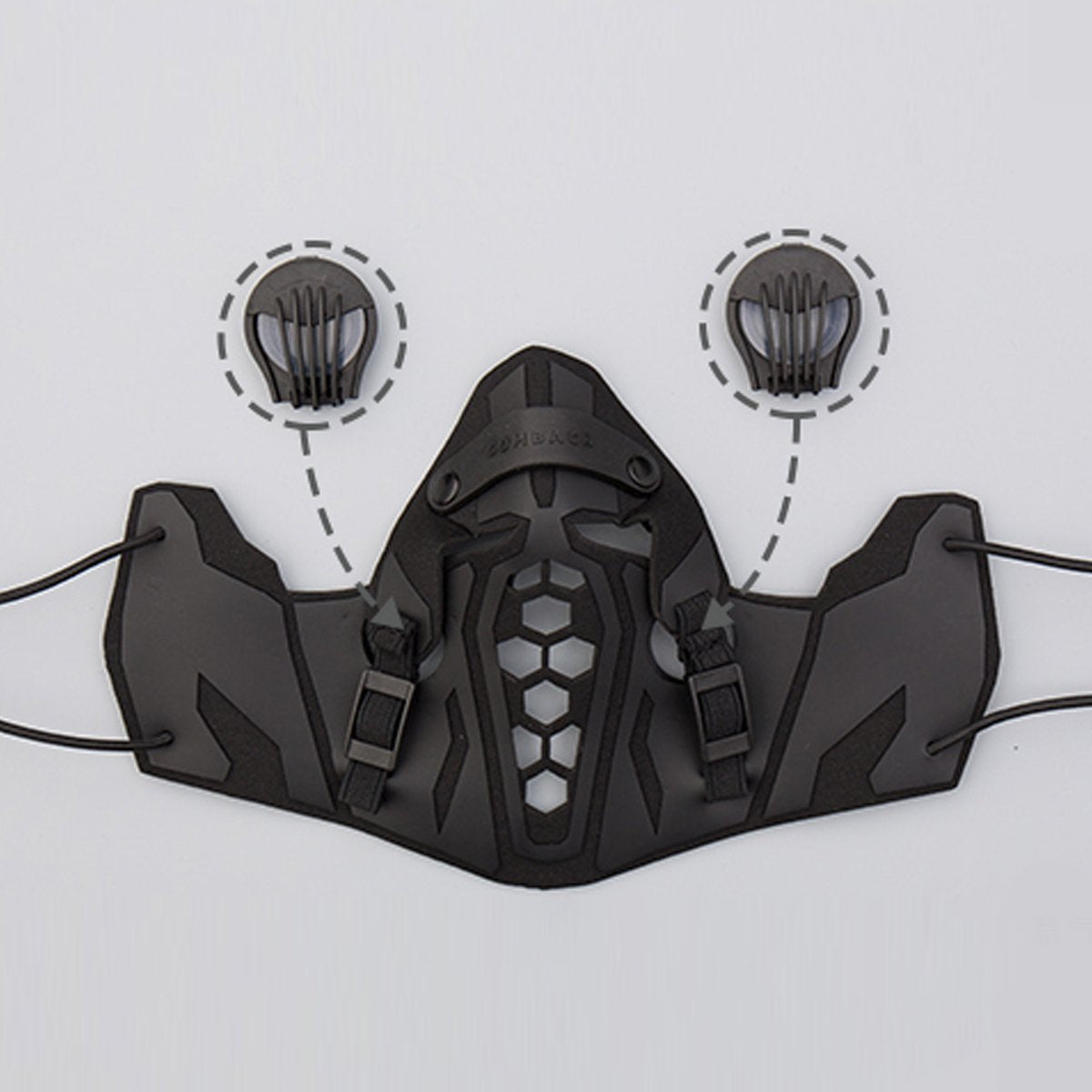 Comback X Hardmade Mask -  techwear mask - Breathable Comback X Hardmade Mask with N95 Protection - View 13