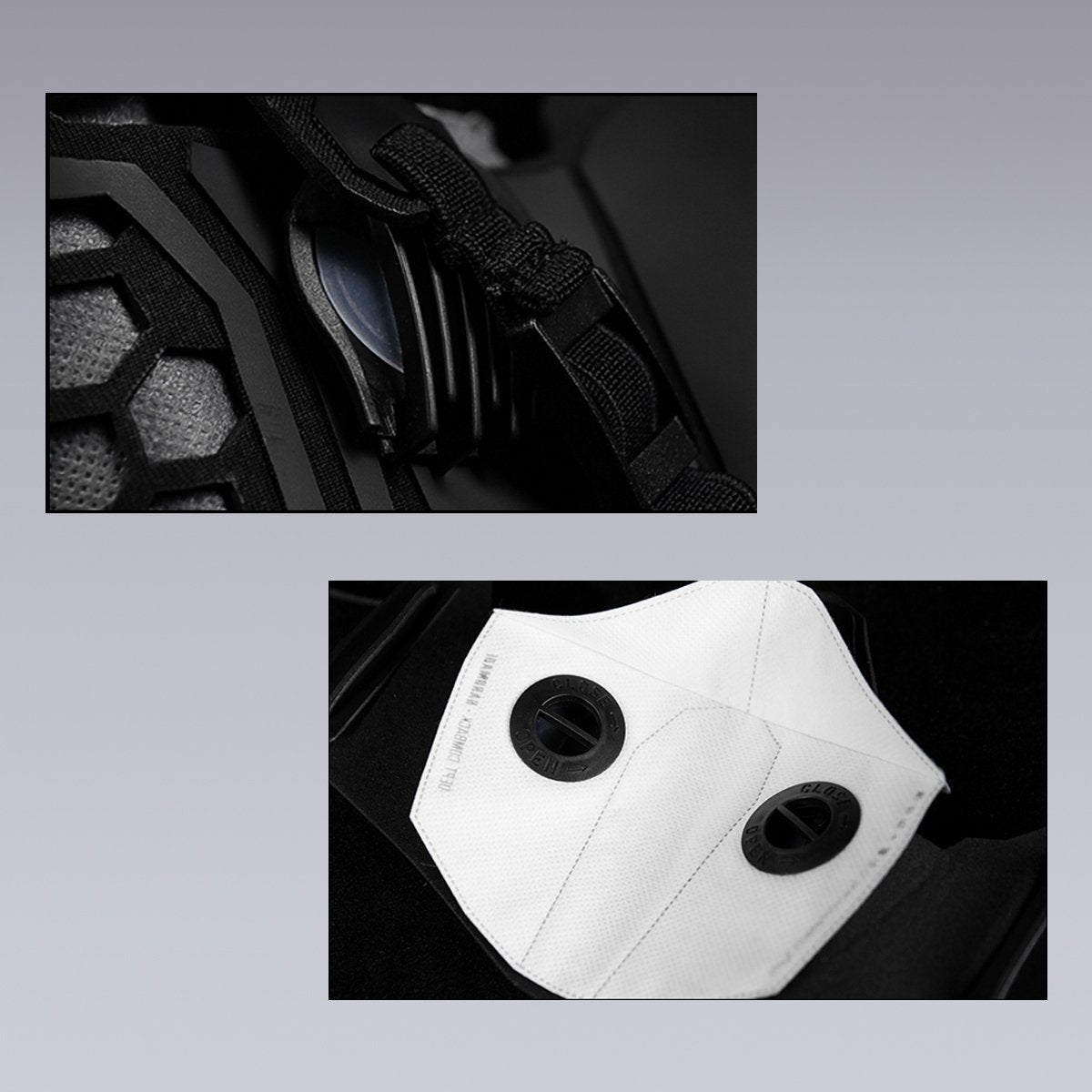 Comback X Hardmade Mask -  ventilation - Breathable Comback X Hardmade Mask with N95 Protection - View 7