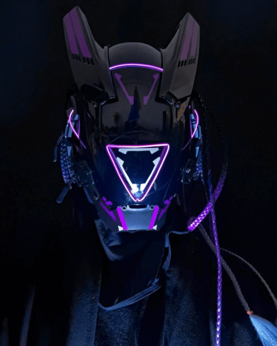 Futuristic Mask - customizable mask - Futuristic Mask for Music Festivals and Events - Main view