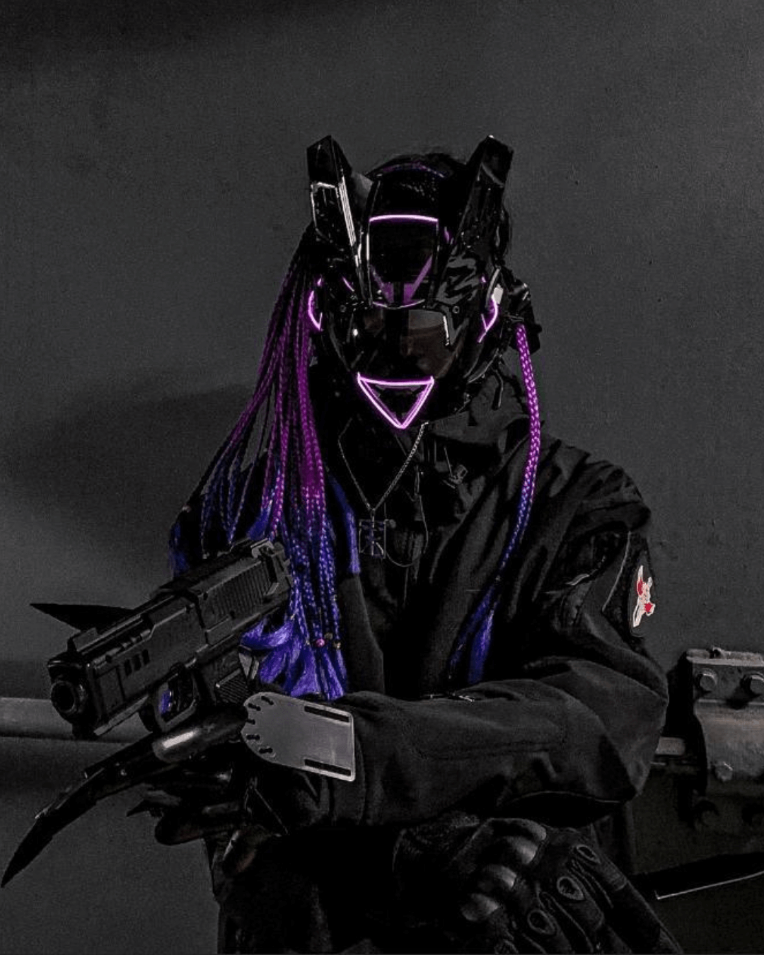 Futuristic Mask - futuristic mask - Futuristic Mask for Music Festivals and Events - View 2