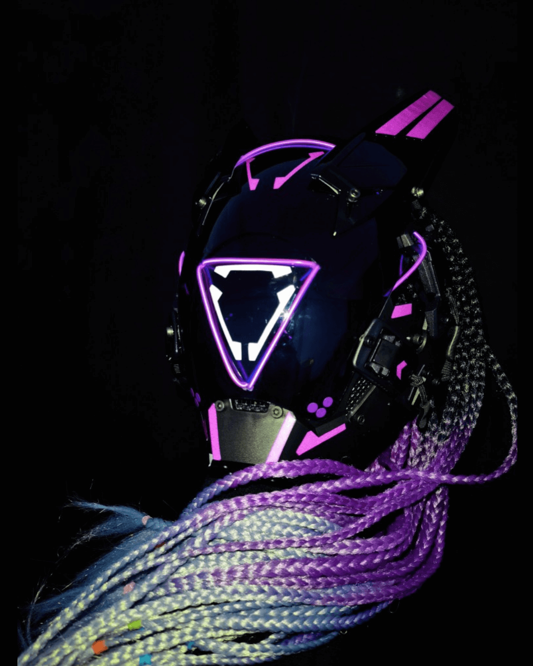 Futuristic Mask -  party accessory - Futuristic Mask for Music Festivals and Events - View 5