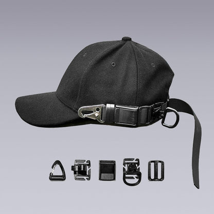 Ghost Shell Functional Cap - quick disassembly design - Ghost Shell Functional Cap with Adjustable Buckles - View 2