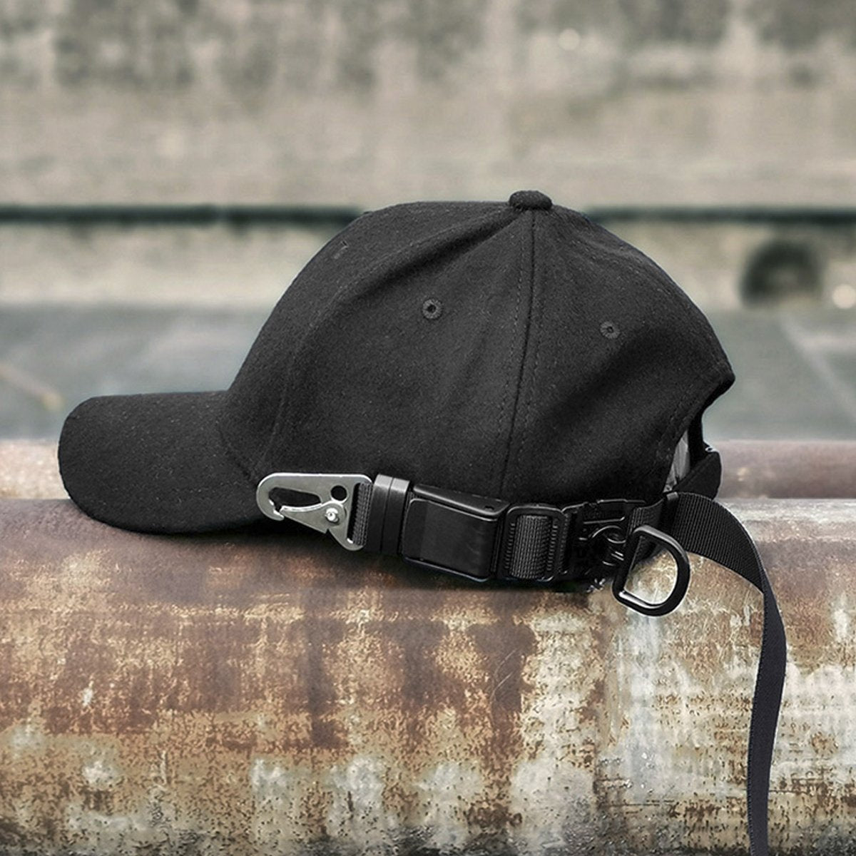 Ghost Shell Functional Cap -  streetwear hat - Ghost Shell Functional Cap with Adjustable Buckles - View 6
