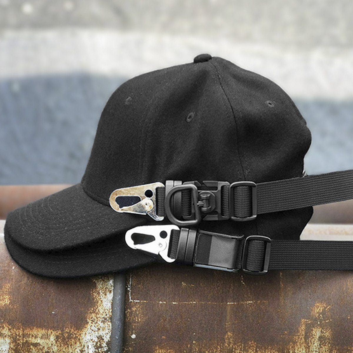 Ghost Shell Functional Cap -  techwear hat - Ghost Shell Functional Cap with Adjustable Buckles - View 7