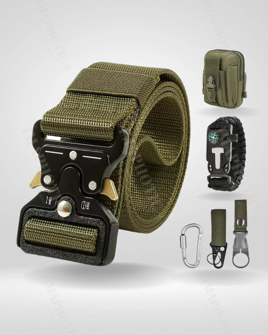 Green Utility Belt - quick release belt - Durable Green Utility Belt for Outdoor Activities - Main view