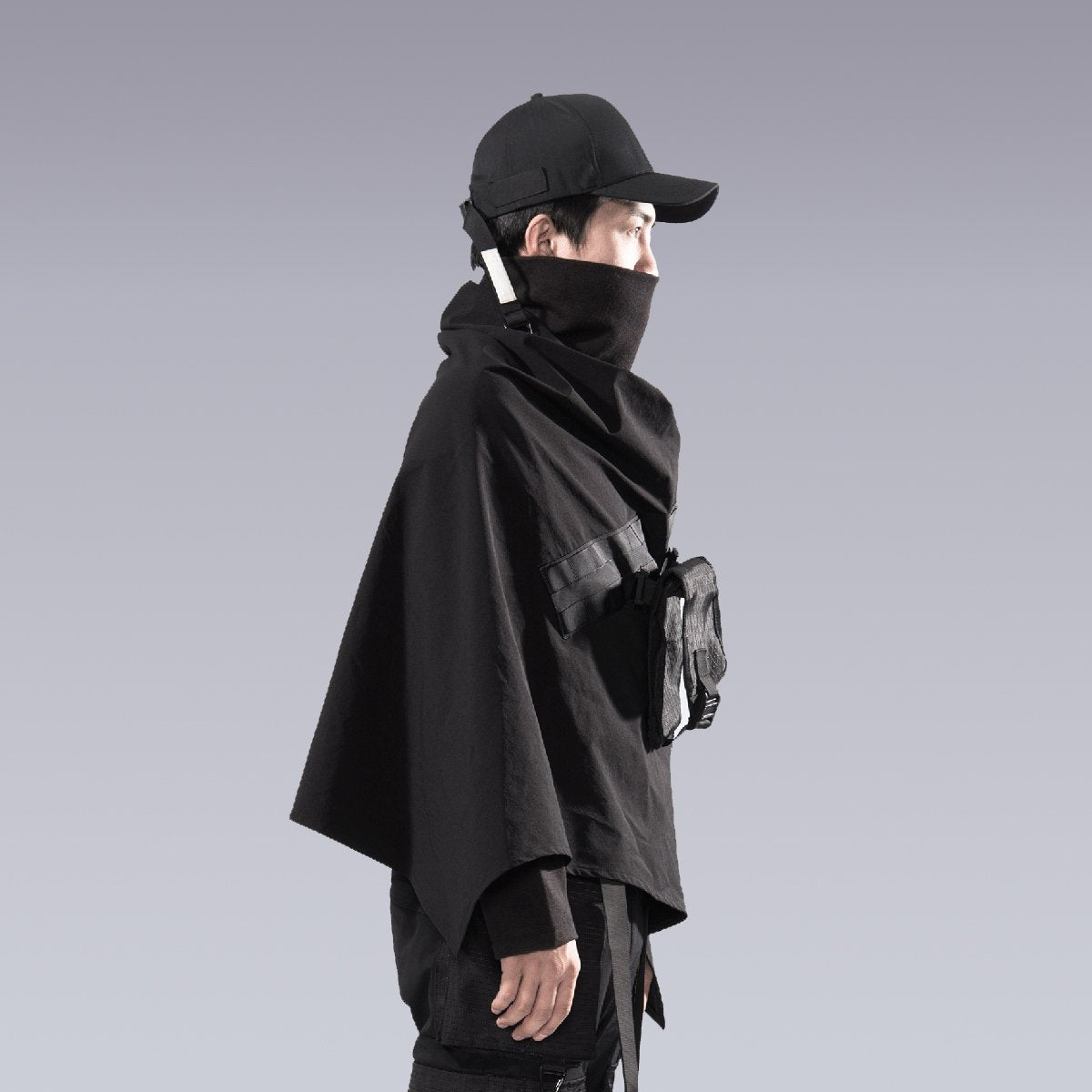 PupilTravel Shawl Cape -  cyber look - Pupil Travel Shawl Cape for Rainy Days and Adventures - View 3