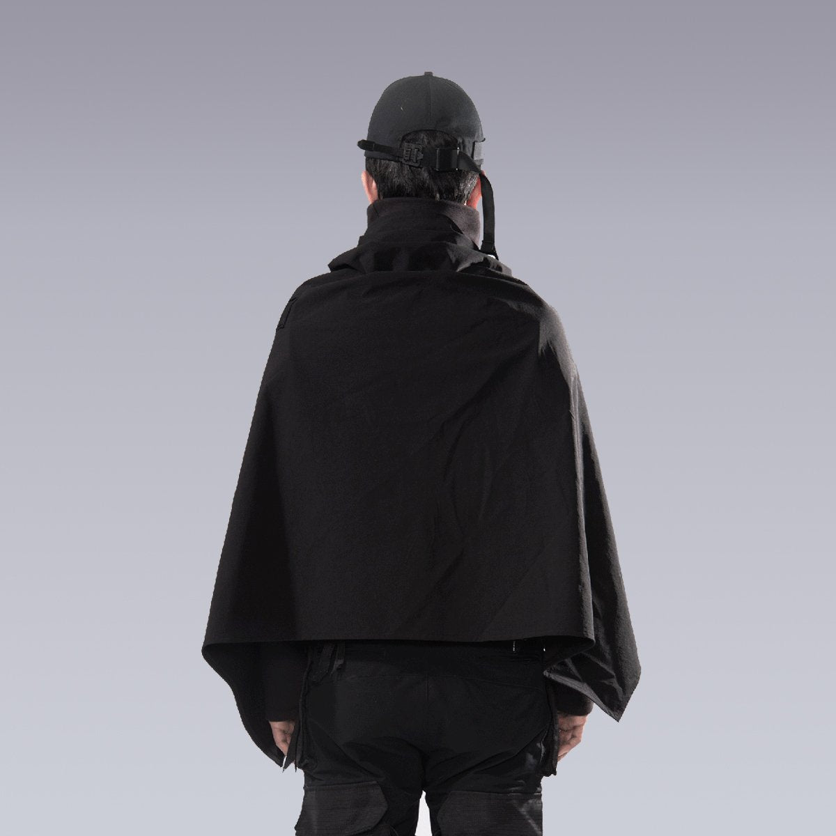 PupilTravel Shawl Cape - techwear poncho - Pupil Travel Shawl Cape for Rainy Days and Adventures - View 2