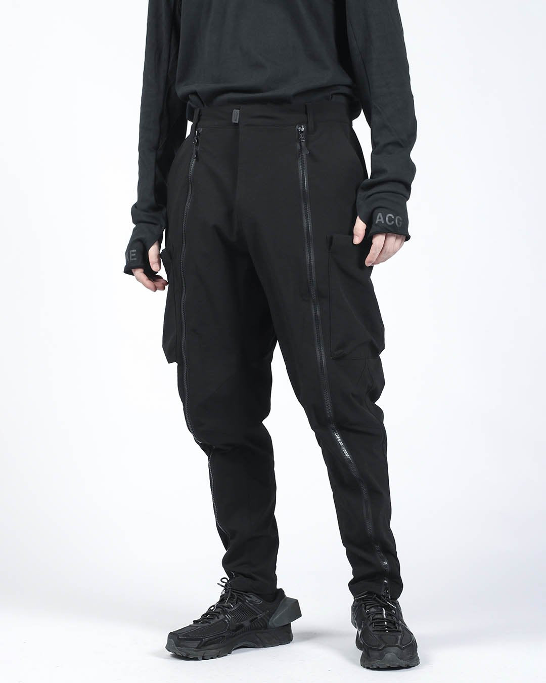 Silenstorm Zipper Pants -  streetwear - Silenstorm Zipper Pants with Three-Dimensional Pockets - View 4