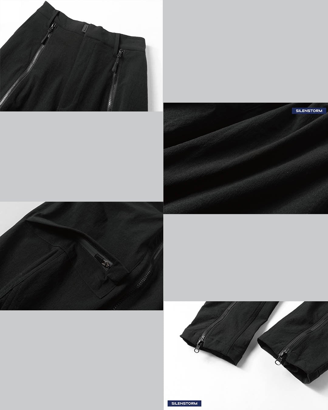 Silenstorm Zipper Pants -  stylish zipper option - Silenstorm Zipper Pants with Three-Dimensional Pockets - View 13