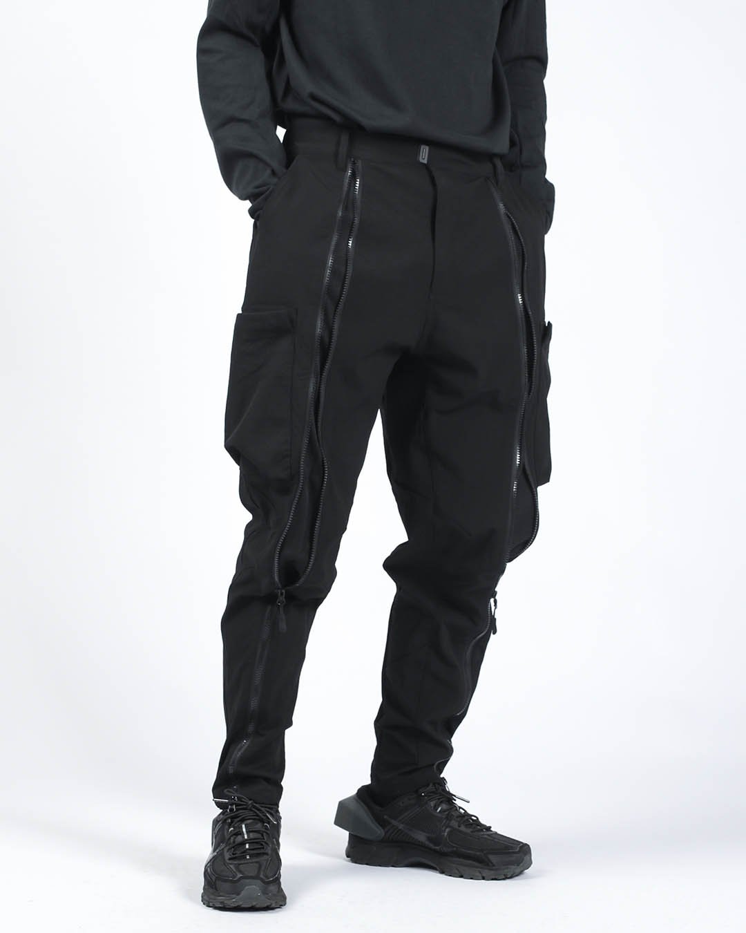 Silenstorm Zipper Pants - zipper pants - Silenstorm Zipper Pants with Three-Dimensional Pockets - View 2